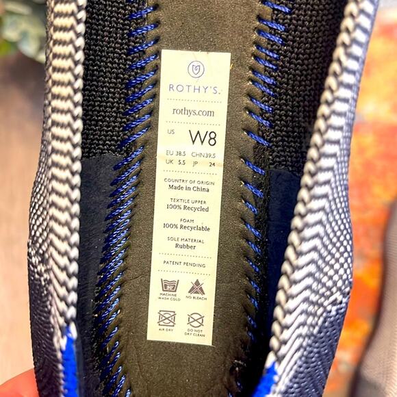 Rothy’s Birdseye gray size 8  round toe flat sh… - Picture 7 of 11